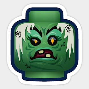 The Wicked Witch of Brickland Sticker